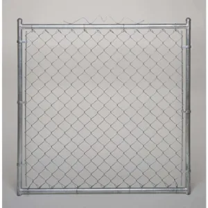 APPROVED VENDOR 4LVN2 Chain Link Walk Gate 9 Gauge 48 W x 72 Inch Height | AD8QZD