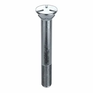 APPROVED VENDOR 1CFE1 Plow Bolt Flat 3/8-16 X 3 Inch Zinc, 25PK | AA9CBB