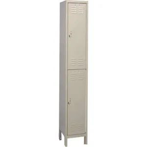 APPROVED VENDOR 4VFJ3 Wardrobe Locker Assembled 2 Tier 1-point | AD9WAR