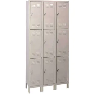 APPROVED VENDOR 4VFJ8 Wardrobe Locker Assembled 3 Tier 1-point | AD9WAX