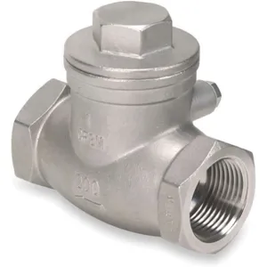 APPROVED VENDOR 4VMT7 Swing Check Valve 316 Stainless Steel 1/4 Inch Npt | AD9XCX