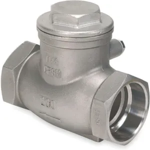 APPROVED VENDOR 4VMV5 Swing Check Valve 316 Stainless Steel 1-1/2 Inch Solder | AD9XDL