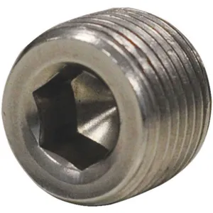 APPROVED VENDOR 4WPL3 Hex Socket Plug Size 1/4 Inch Length 7/16 In | AE2DQA