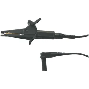 APPROVED VENDOR 4WPZ5 Alligator Clip Test Lead 36 Inch Black | AE2DUN