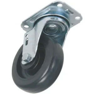 APPROVED VENDOR 4X695 Swivel Plate Caster 220 Lb 5 Inch Diameter | AE2EWR