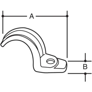 APPROVED VENDOR 4YF54 Strap Pipe Rigid 2 Inch - Pack Of 25 | AE2MGG