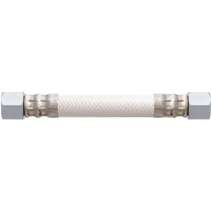 APPROVED VENDOR 4YJZ9 Braided Connector 3/8 Compression x 3/8 Compression x 12 L | AE2MRY