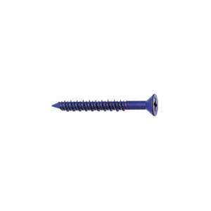 APPROVED VENDOR P4125BQ Masonry Screw Flat 1/4 X 1 1/4, 3700PK | AE2NWH 4YRV6