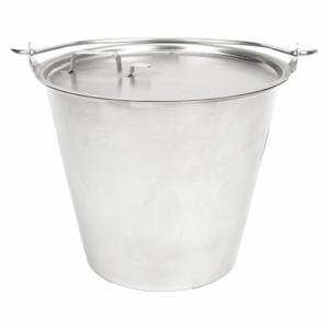 VOLLRATH 58030 Tapered Pail Cover 304 Stainless Steel | AC9XKJ 3LDU7