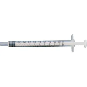 APPROVED VENDOR 5FVE8 Syringe Luer Slip Polypropylene 1cc - Pack Of 10 | AE3TDN