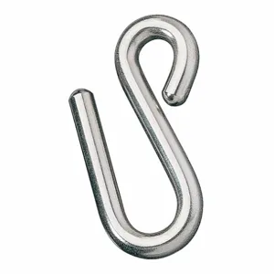 APPROVED VENDOR 5LAD2 S Hook Closed Eye 316 Stainless Steel 3 7/16 Inch Length | AE4JUQ