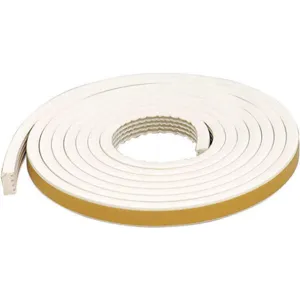 APPROVED VENDOR 5MFK8 Weatherstrip White Length 10 Feet | AE4QEM