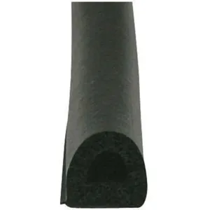 APPROVED VENDOR 5MFL8 Weatherstrip D Black Length 200 Feet. | AE4QEU