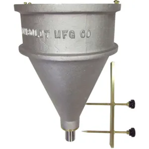 APPROVED VENDOR 5MZF1 Grout Flow Cone 3/4 Inch (19mm) | AE4VMK