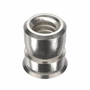 APPROVED VENDOR U64070.019.0001 Nut Insert Aluminium 10-24 0.375 Inch Length, 100PK | AE4XYJ 5NWL9