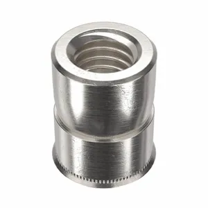 APPROVED VENDOR U64070.037.0001 Nut Insert Aluminium 3/8-16 0.740 Inch Length, 25PK | AE4XYN 5NWN3