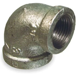 APPROVED VENDOR 5P804 Reducing Elbow 90 Degree 3/8 x 1/4 Inch Galvanised | AE4ZKG