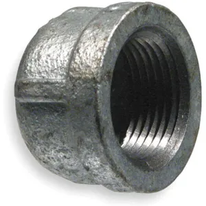 APPROVED VENDOR 5P898 Cap 1/8 Inch Npt Galvanised Malleable Iron | AE4ZPE