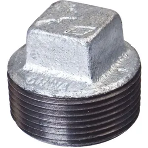 APPROVED VENDOR 5PAT3 Square Head Plug 1 Inch Npt Malleable Iron | AE4ZXG