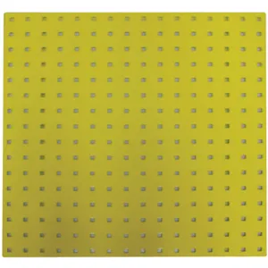 APPROVED VENDOR 5TPC2 Square Hole Pegboard 24 x 24 Yellow - Pack Of 2 | AE6KQG