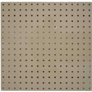 APPROVED VENDOR 5TPC4 Square Hole Pegboard 24 x 24 Tan - Pack Of 2 | AE6KQJ