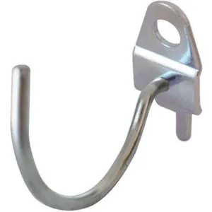 APPROVED VENDOR 5TPE7 Curved Pegboard Hook 2 Inch ID - Pack of 10 | AE6KRJ