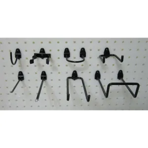 APPROVED VENDOR 5TPJ6 Pegboard Hook Assortment Kit 12 Pc | AE6KUB