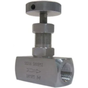 APPROVED VENDOR 5TUL9 Needle Valve 1/4 Inch Npt 5000 Psi Ss | AE6LHC