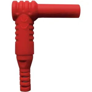 APPROVED VENDOR 5TXC0 Banana Plug Right Angle 1000vac Red | AE6MCP