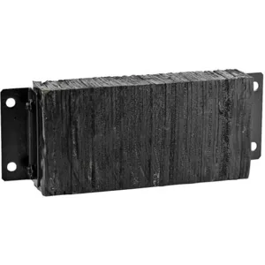 APPROVED VENDOR 5W825 Dock Bumper 10 x 4-1/2 x 20-3/4 Inch Rubber | AE6ZDK