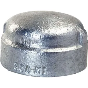 APPROVED VENDOR 5XTH8 Galvanized Cap 3 Inch Malleable Iron | AE7FWG