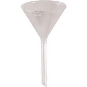 APPROVED VENDOR 5YHV8 Funnel Glass 60mm Rim 60mm Stem - Pack Of 12 | AE7HJR