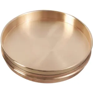 APPROVED VENDOR 5ZPY6 Sieve Bottom Pan 200mm x 25mm Brass | AE7NMR