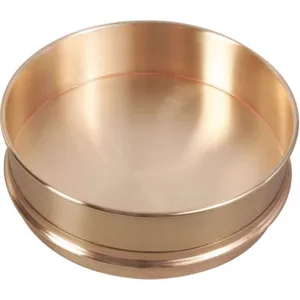 APPROVED VENDOR 5ZPY9 Sieve Separator Pan 200mm x 25mm Brass | AE7NMV