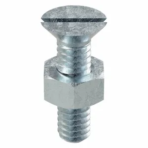 APPROVED VENDOR 658171-PG Stove Bolt Flat 1/4-20 X 1 L, 100PK | AC3XTH 2XJ67