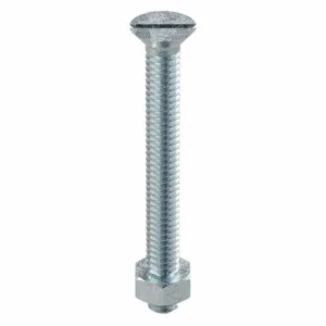 APPROVED VENDOR 658179-PG Stove Bolt Flat 1/4-20X2 1/4, 100PK | AC3XTM 2XJ71