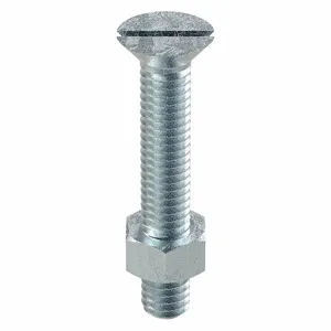 APPROVED VENDOR 658197-PG Stove Bolt Flat 5/16-18X2 L, 100PK | AC3XTT 2XJ76