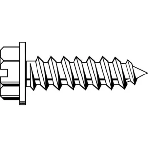 APPROVED VENDOR 697459-PG Metal Screw Hex Washer #7 1/2 Inch Length, 100PK | AB2JBW 1MB61