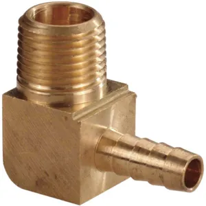 APPROVED VENDOR 6AFH4 Hose Barb 90 Degree 3/8 Inch 1/4 Mnpt Brass | AE7TCR