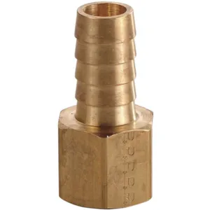 APPROVED VENDOR 6AFT2 Hose Barb 3/8 Inch 1/8 Fnpt Brass | AE7TFQ