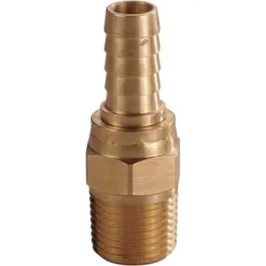 APPROVED VENDOR 6AFP9 Hose Barb Swivel 1/2 Inch 1/2 Mnpt Brass | AE7TFB