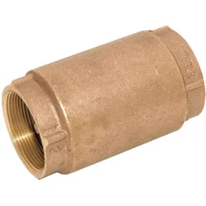 APPROVED VENDOR 6AJY5 Spring Check Valve Bronze 1-1/2 Inch Npt | AE7TZN