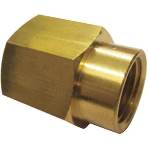 APPROVED VENDOR 6AYR3 Red Brass Coupling 3/8 x 1/4 Inch - Pack Of 10 | AE7WTN