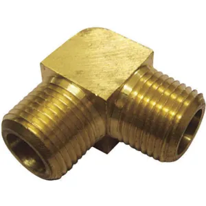 APPROVED VENDOR 6AYT3 Male Elbow Brass 90 Degree 1/4 In | AE7WTZ