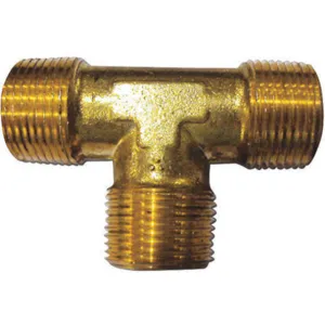 APPROVED VENDOR 6AYV3 Male Tee Brass 3/8 Inch Mnpt | AE7WUW