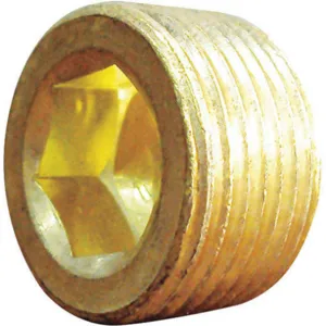 APPROVED VENDOR 6AZA1 Countersunk Plug Brass 3/4 Inch Mnpt | AE7WXA