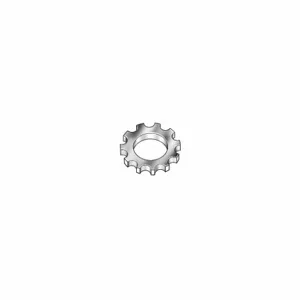 APPROVED VENDOR 6DZC5 Lock Washer External Tooth Zinc Fits #8, 100PK | AE8MAA