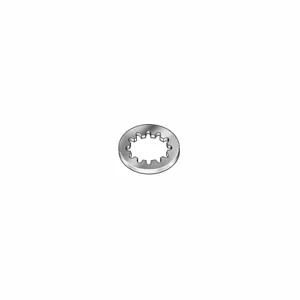 APPROVED VENDOR 6DZC9 Lock Washer Internal Tooth Zinc Fits#10, 100PK | AE8MAE