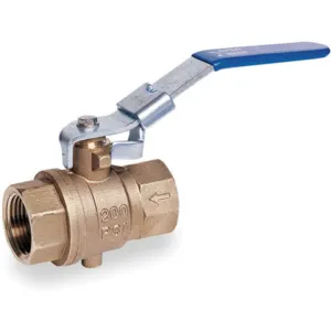 APPROVED VENDOR 6GD07 Brass Ball Valve Inline Fnpt 3/8 In | AE8XGJ