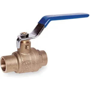 APPROVED VENDOR 6GD26 Brass Ball Valve Inline Solder 1/2 In | AE8XHE